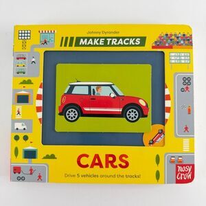 2/$8 Make Tracks Cars-Drive 5 Vehicles Around the Track book by Johnny Dyrander